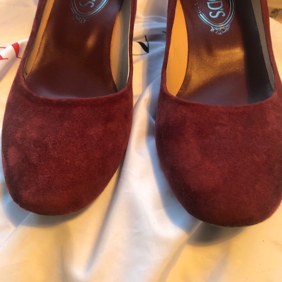 Tod’s Burgundy heels , size 37 - Picture 3 of 8